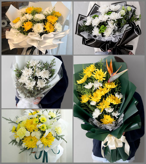 贵州毕节市金沙县高坪镇发明村白事花束代送